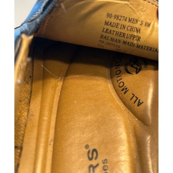 Men's Dockers Pro Style Slip On Shoes Leather Black Size 8M Comfort - Picture 6 of 8